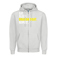 Dove Grey Dragon Boat-Kdkal Zipper Hoodie - lanVoArt