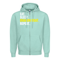Seafoam Dragon Boat-Kdkal Zipper Hoodie - lanVoArt