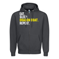 Smoke Dragon Boat-Kdkal Zipper Hoodie - lanVoArt