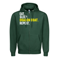 Sports Green Dragon Boat-Kdkal Zipper Hoodie - lanVoArt