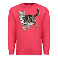 Cardinal American Shorthair Cat Premium Sweatshirt - LillyAllenDesigns