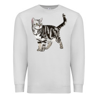 Dove Grey American Shorthair Cat Premium Sweatshirt - LillyAllenDesigns