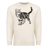 Sandshell American Shorthair Cat Premium Sweatshirt - LillyAllenDesigns