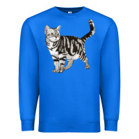 True Royal American Shorthair Cat Premium Sweatshirt - LillyAllenDesigns