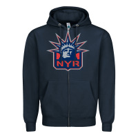 Navy ranger ny Zipper Hoodie - lanVoArt