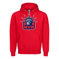 Red ranger ny Zipper Hoodie - lanVoArt