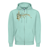 Seafoam genesis   wind & wuthering Zipper Hoodie - lanVoArt