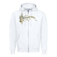 White genesis   wind & wuthering Zipper Hoodie - lanVoArt