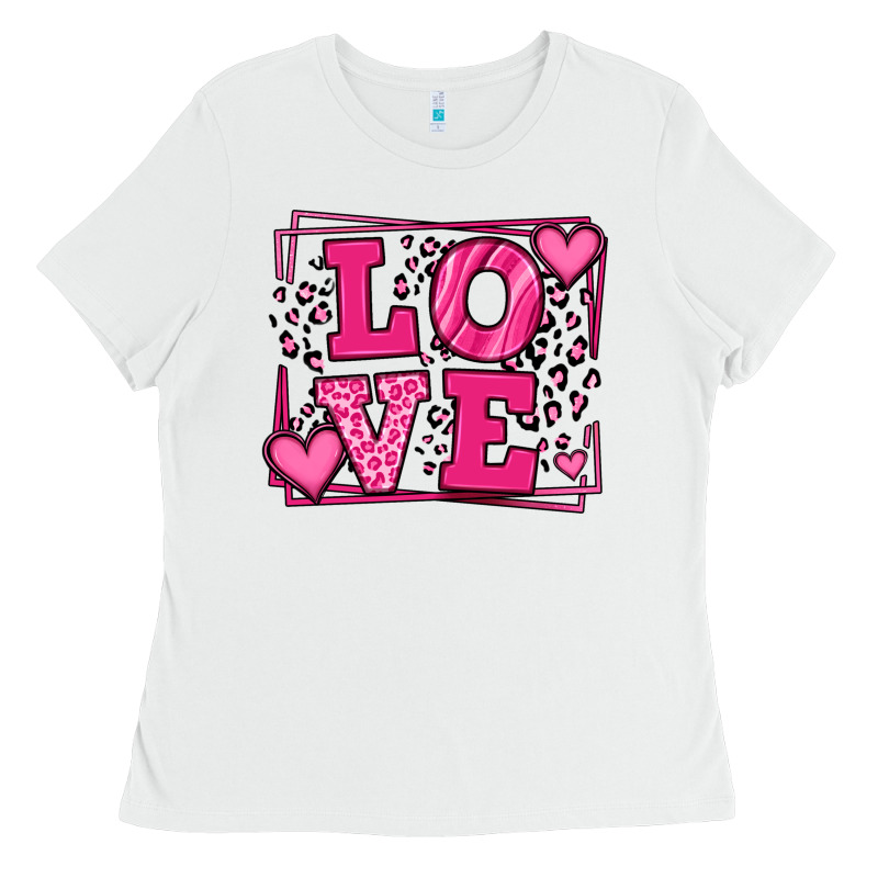 Love Leopard Frame Ladies Tee by LillyAllenDesigns | Teevron