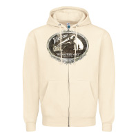 Sandshell his master's voice Zipper Hoodie - lanVoArt