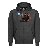 Charcoal Heather ball lightning; osbournes want to believe Zipper Hoodie - lanVoArt