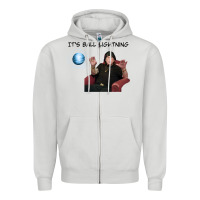 Dove Grey ball lightning; osbournes want to believe Zipper Hoodie - lanVoArt