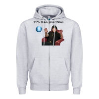 Heather Grey ball lightning; osbournes want to believe Zipper Hoodie - lanVoArt