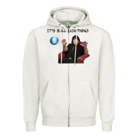 Oatmeal Heather ball lightning; osbournes want to believe Zipper Hoodie - lanVoArt