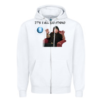 White ball lightning; osbournes want to believe Zipper Hoodie - lanVoArt