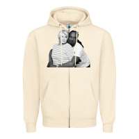 Sandshell snoop and martha Zipper Hoodie - lanVoArt