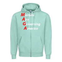 Seafoam morons are governing america anti trump political t shirt Zipper Hoodie - lanVoArt