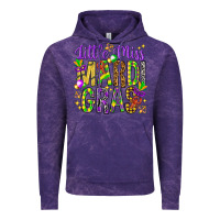 Cloud Purple little miss mardi gras hjf Vintage Hoodie - HowdyJamesFarm