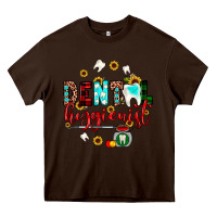 Chocolate Brown Christmas dental hygienist Heavy Core Tee - JahusDesignShop