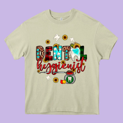 Christmas Dental Hygienist Heavy Core Tee Designed By Jahusdesignshop