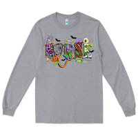 Heather Grey halloween nurse Long Sleeve Tee - CowGirlArtShop