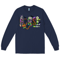 Navy halloween nurse Long Sleeve Tee - CowGirlArtShop
