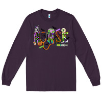 Plum halloween nurse Long Sleeve Tee - CowGirlArtShop