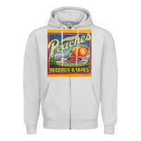 Dove Grey peaches records and tapes Zipper Hoodie - lanVoArt