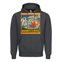 Smoke peaches records and tapes Zipper Hoodie - lanVoArt