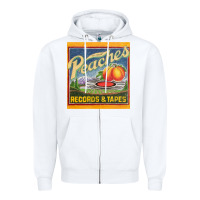 White peaches records and tapes Zipper Hoodie - lanVoArt