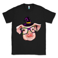 Black pig with halloween Classic Tee - RanaPortraitStore