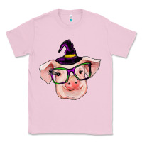 Bubblegum Pink pig with halloween Classic Tee - RanaPortraitStore