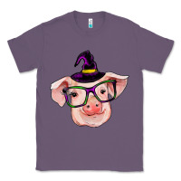 Lavender pig with halloween Classic Tee - RanaPortraitStore