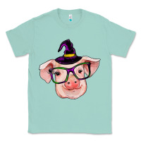 Seafoam pig with halloween Classic Tee - RanaPortraitStore