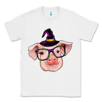 White pig with halloween Classic Tee - RanaPortraitStore