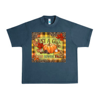 Midnight Navy Just a girl who loves Fall Urban Heavy Tee - NancyCooperArtShop