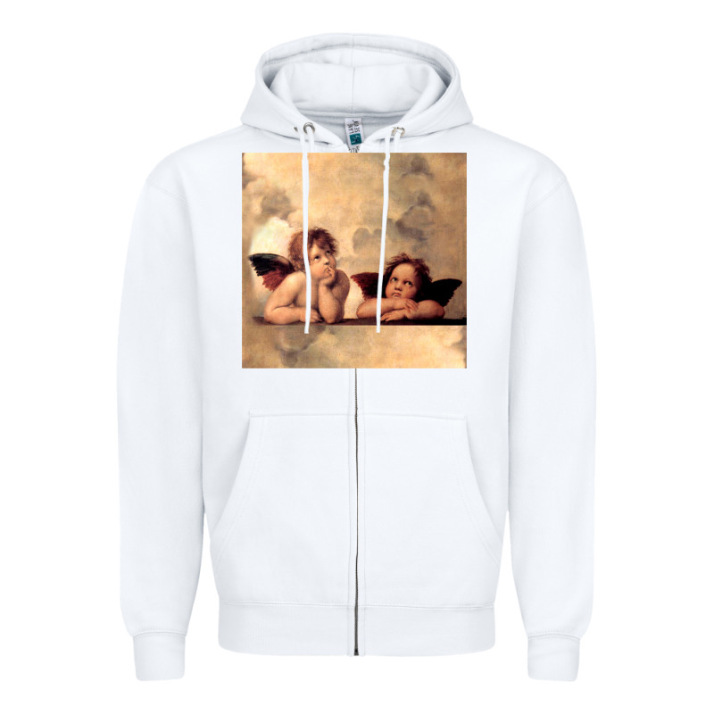 Hot Trend Angels Raphael Cupid Cherubs Art Valentine Angel Zipper Hoodie by lanVoArt | Teevron