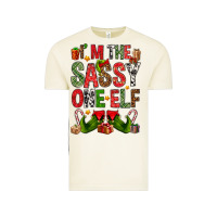 Vintage Arctic I'm the sassy on the elf Vintage Tee - NancyCooperArtShop