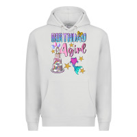 Dove Grey birthday girl 4 Premium Hoodie - BundleAndBundleShop