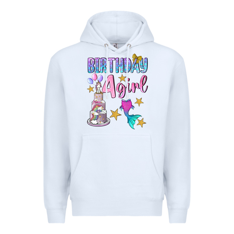 Birthday Girl 4 Premium Hoodie by BundleAndBundleShop | Teevron