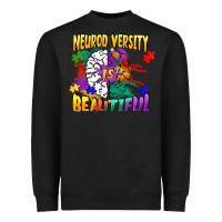 Black Neurodiversity Is Beautiful Heavyweight Sweatshirt - FaDigitalArtStudio