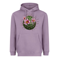 Lavender arizona fishhook cactus Heavyweight Hoodie - LillyAllenDesigns