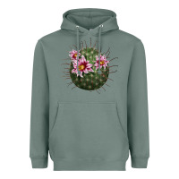 Sage arizona fishhook cactus Heavyweight Hoodie - LillyAllenDesigns