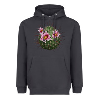 Smoke arizona fishhook cactus Heavyweight Hoodie - LillyAllenDesigns