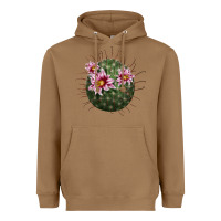 Toasted Coconut arizona fishhook cactus Heavyweight Hoodie - LillyAllenDesigns