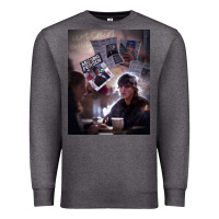 Charcoal Heather unsaid emily julie and the phantoms poster gift (1) Premium Sweatshirt - lanVoArt