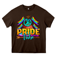 Chocolate Brown LGBTQ+ Pride Tribe Heavy Core Tee - BundleAndBundleShop