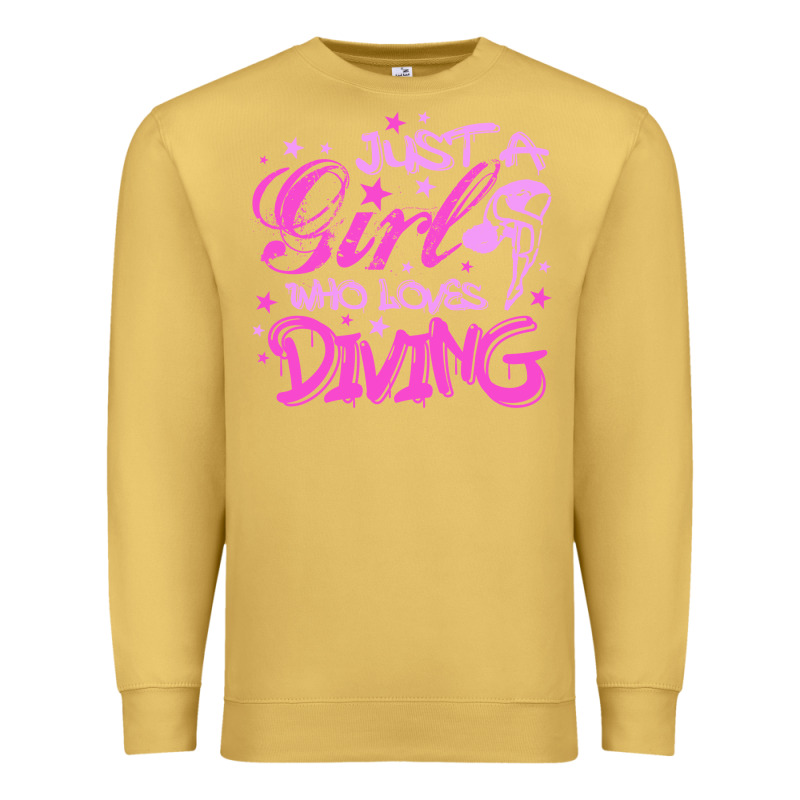 Funny Springboard Diving Quote Diver Gift For Love Girl Premium Sweatshirt by lanVoArt | Teevron