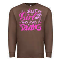 Chestnut funny springboard diving quote diver gift for love girl Premium Sweatshirt - lanVoArt