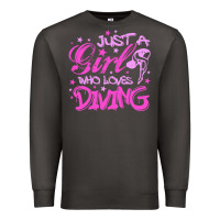 Smoke funny springboard diving quote diver gift for love girl Premium Sweatshirt - lanVoArt